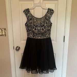 SHERRI HILL FALL HOMECOMING PROM COLLECTION 32320 Cap Sleeve beaded dress